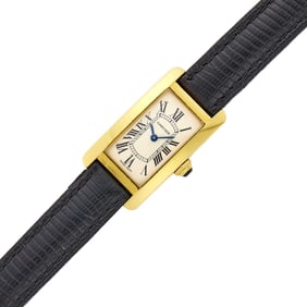 Cartier Gold 'Tank Americane' Wristwatch, Ref. 2482