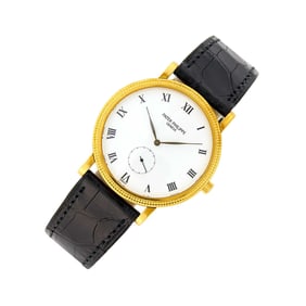 Patek Philippe Gold 'Calatrava' Wristwatch, Ref. 3919J