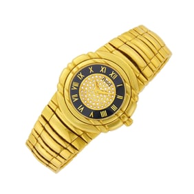 Piaget Gold and Diamond 'Tanagra' Wristwatch, M401D