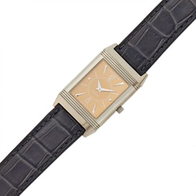Jaeger LeCoultre White Gold 'Reverso Classique' Wristwatch, Ref. no. 250.3.86