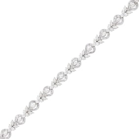 White Gold and Diamond Bracelet
