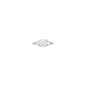 Tiffany & Co. Platinum and Diamond Ring