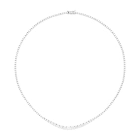 White Gold and Diamond Necklace