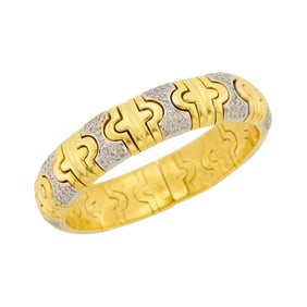 Two-Color Gold and Diamond Bracelet