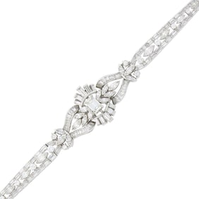 Platinum and Diamond Bracelet