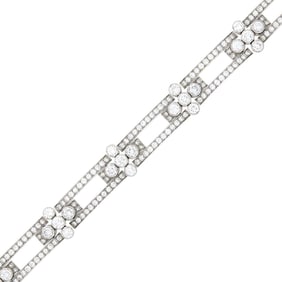 Platinum and Diamond Bracelet