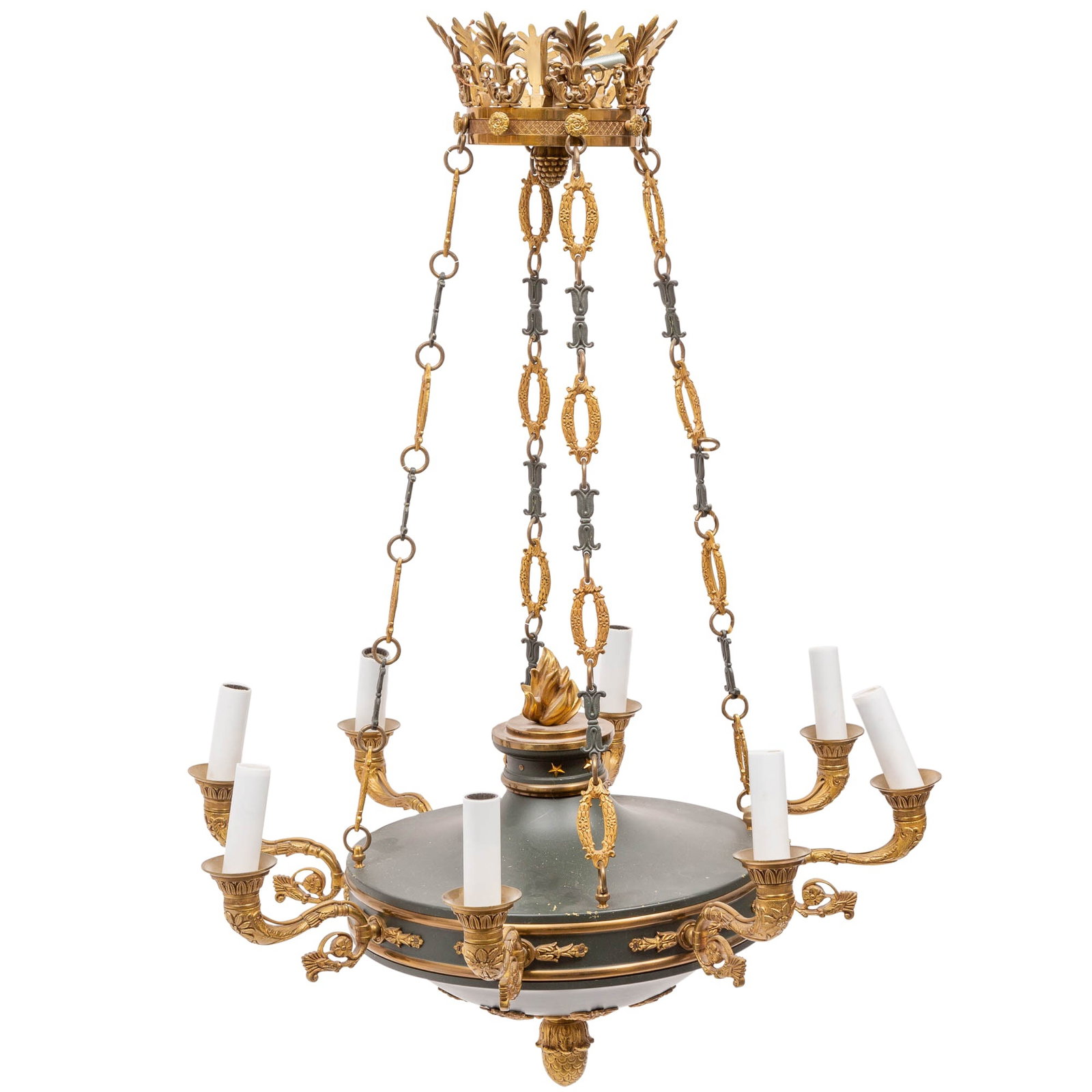 French Empire Style Eight-Light Fixture (1 of 3)