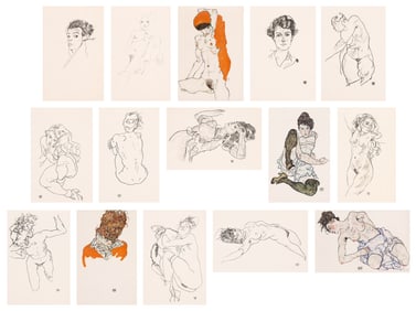 After Egon Schiele (1890-1918)