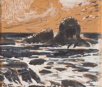 Frank W. Cuprien Bird Rock, Laguna Beach