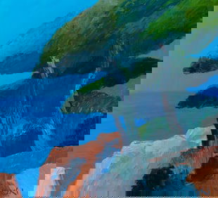 Roger Muhl oil on canvas