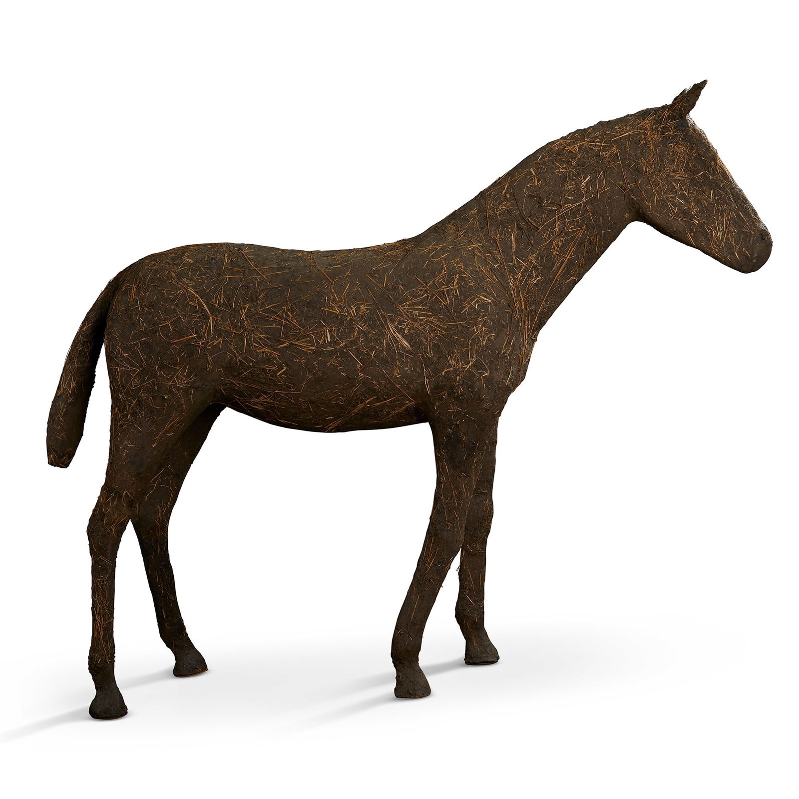 Deborah Butterfield: American, b. 1949Untitled Horse, circa 1980Mud amalgam with hay on steel and wire armature78 x 107 inches (198.1 x 271.7 cm)Exhibited:Memphis Brooks Museum of Art, Memphis, The Robert F. & Martha