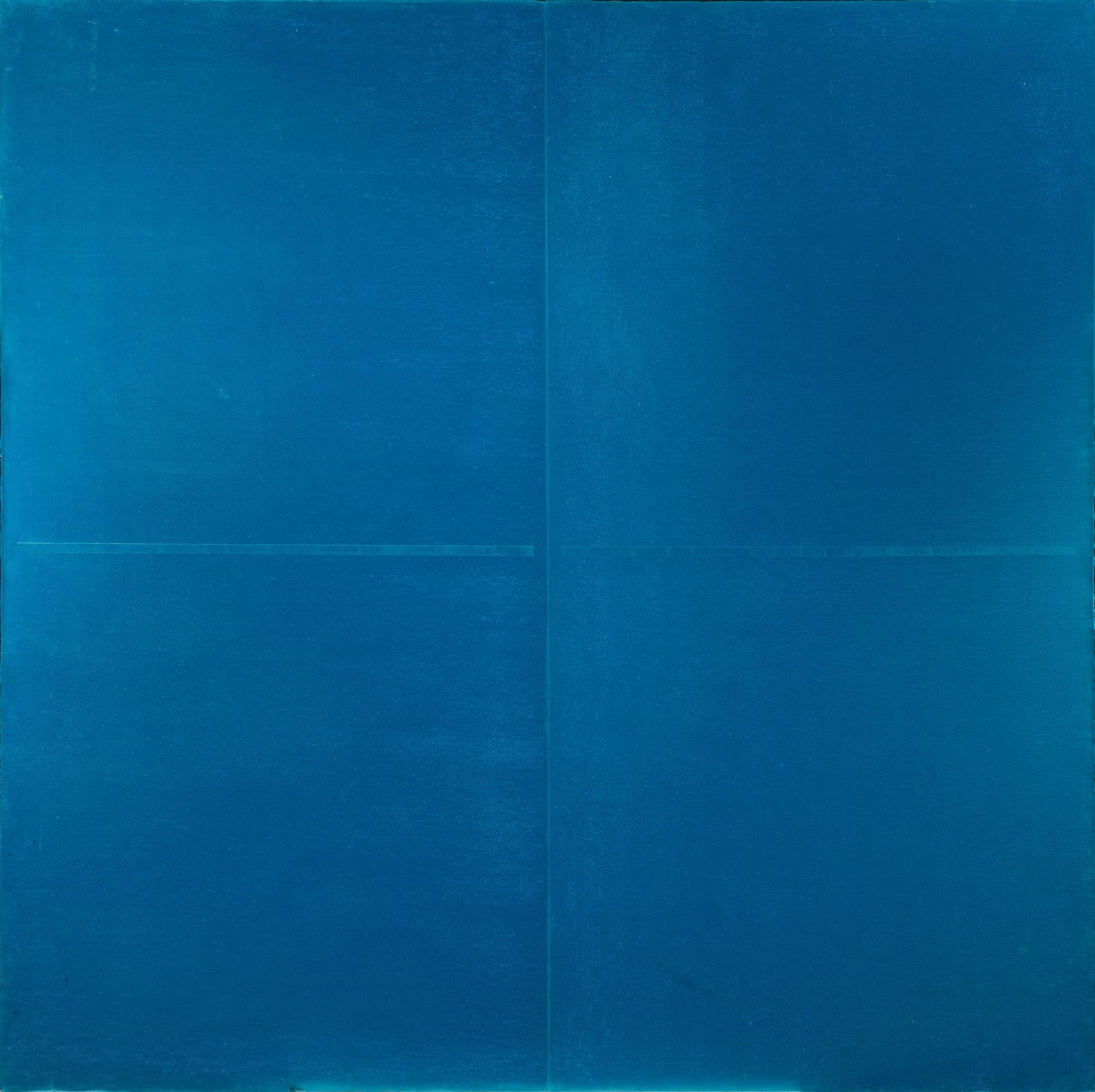 David Simpson: American, b. 1928Campo Santo, 1989Signed and dated David Simpson 1989 and inscribed as titled on the reverseAcrylic on canvas72 x 72 inches (183 x 183 cm)UnframedProvenance:Acquired fr