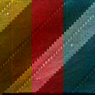 Meyer Vaisman: Venezuelan, b. 1960Correct Painting with Nipples, 1986Signed and dated Meyer Vaisman 1986 and inscribed as titled on the reverseAcrylic, polyester resin, rubber nipples and process inks on canvas moun