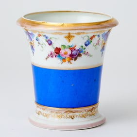 Russian Porcelain Cache Pot