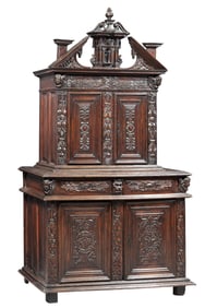 French Walnut Cabinet Partially 17th century