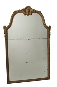 Regence Giltwood Overmantel Mirror Circa 1725