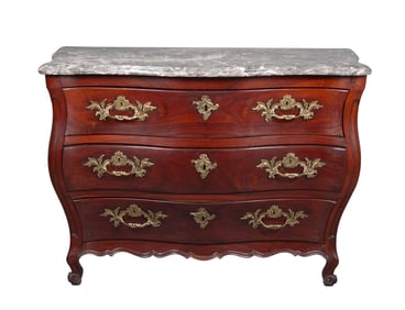 Louis XV Provincial Solid Moutouchi Commode Mid-18th century, probably La Rochelle
