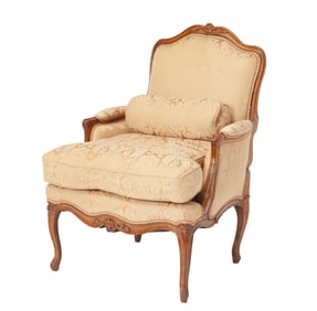 Louis XV Beechwood Bergere Mid-18th century