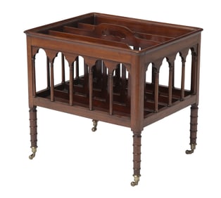 Charles X Mahogany Canterbury  Circa 1820, by Antoine-Nicolas Lesage (1784 - 1841)