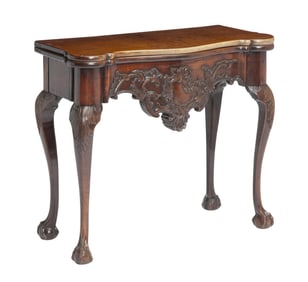 Dutch Rococo Solid Mahogany Games Table Mid-18th century