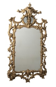 George III Giltwood Mirror Third quarter 18th century