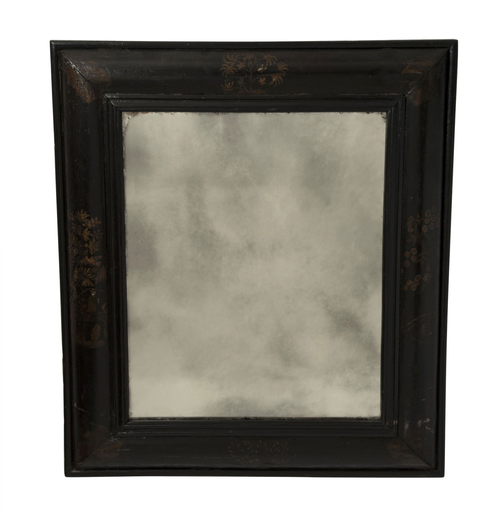 Queen Anne Japanned Mirror Late 17th/early 18th century (1 of 3)