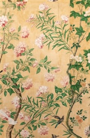 Chinese Framed Wallpaper Panel