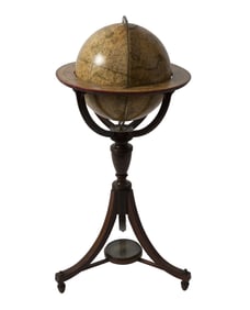 A regency celestial globe