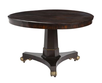 George IV Rosewood and Parcel-Gilt Breakfast Table Circa 1825