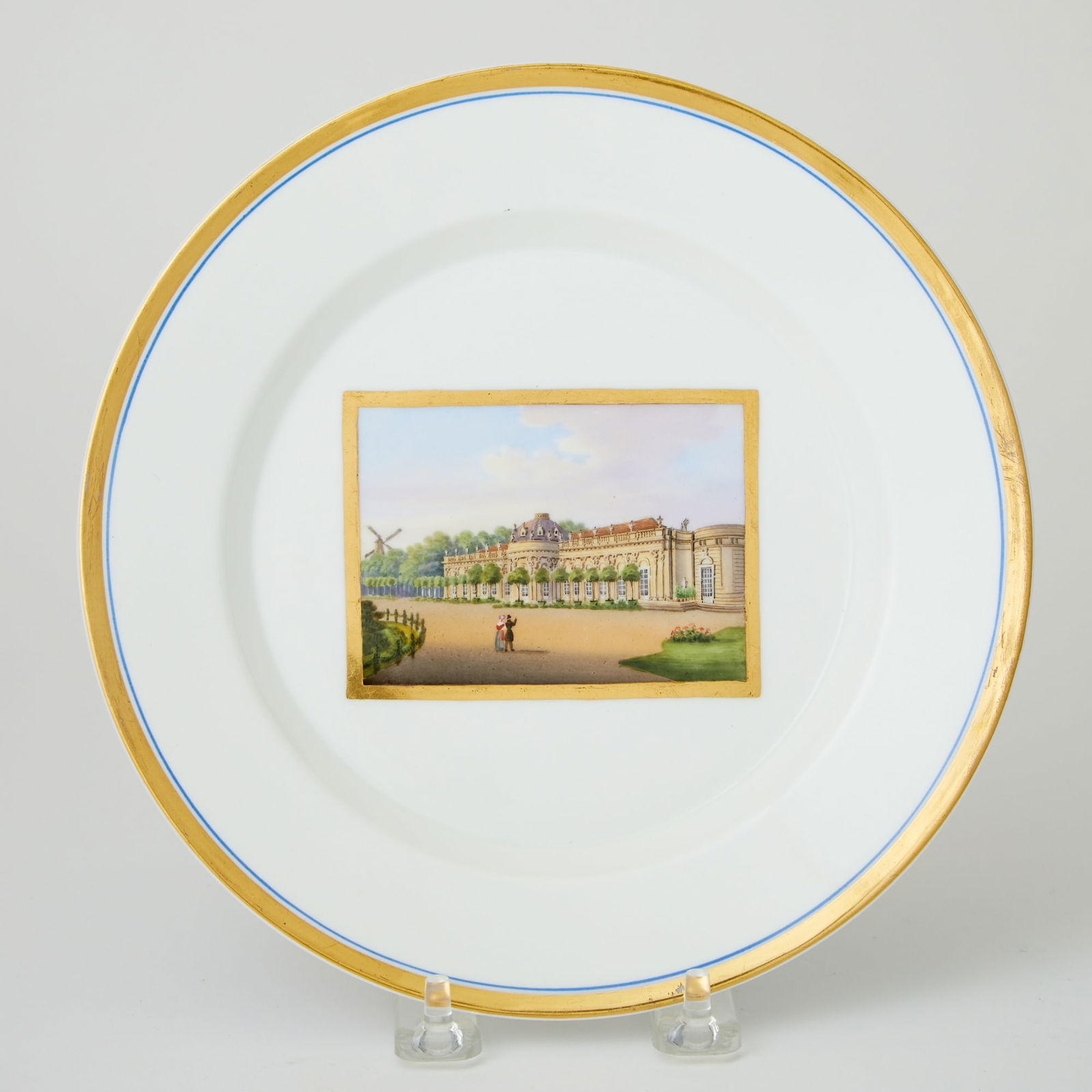 A Berlin (K.P.M.) Porcelain Plate Second quarter 19th century (1 of 2)
