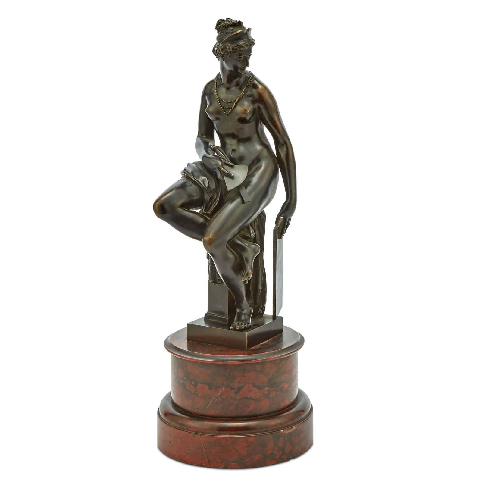 Bronze Allegorical Figure of Architecture Late 19th century, after Giambologna (1 of 4)