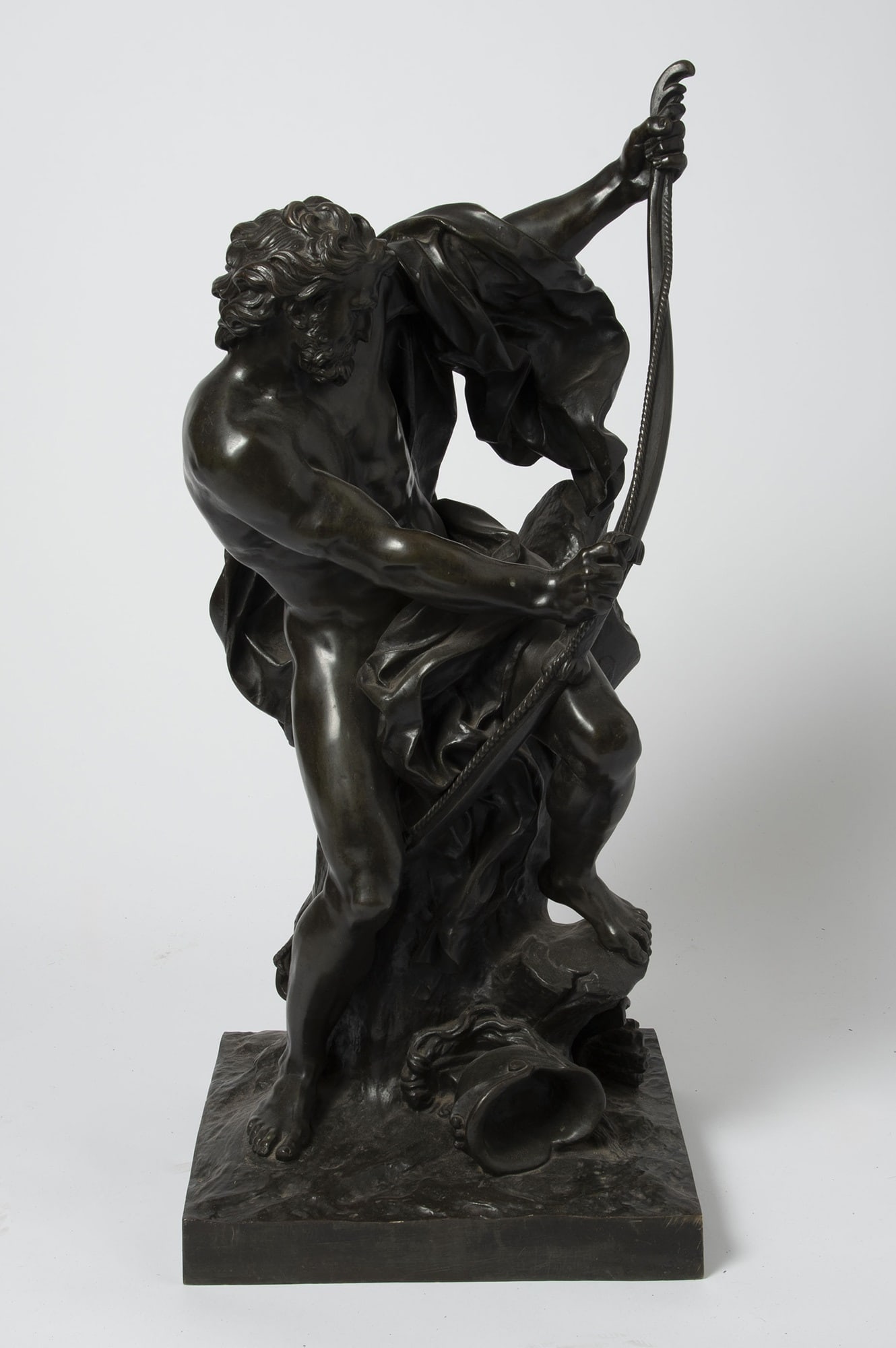 French Bronze Figure of Ulysses   Possibly late 18th or mid-19th century, after Jacques Bousseau (1 of 8)