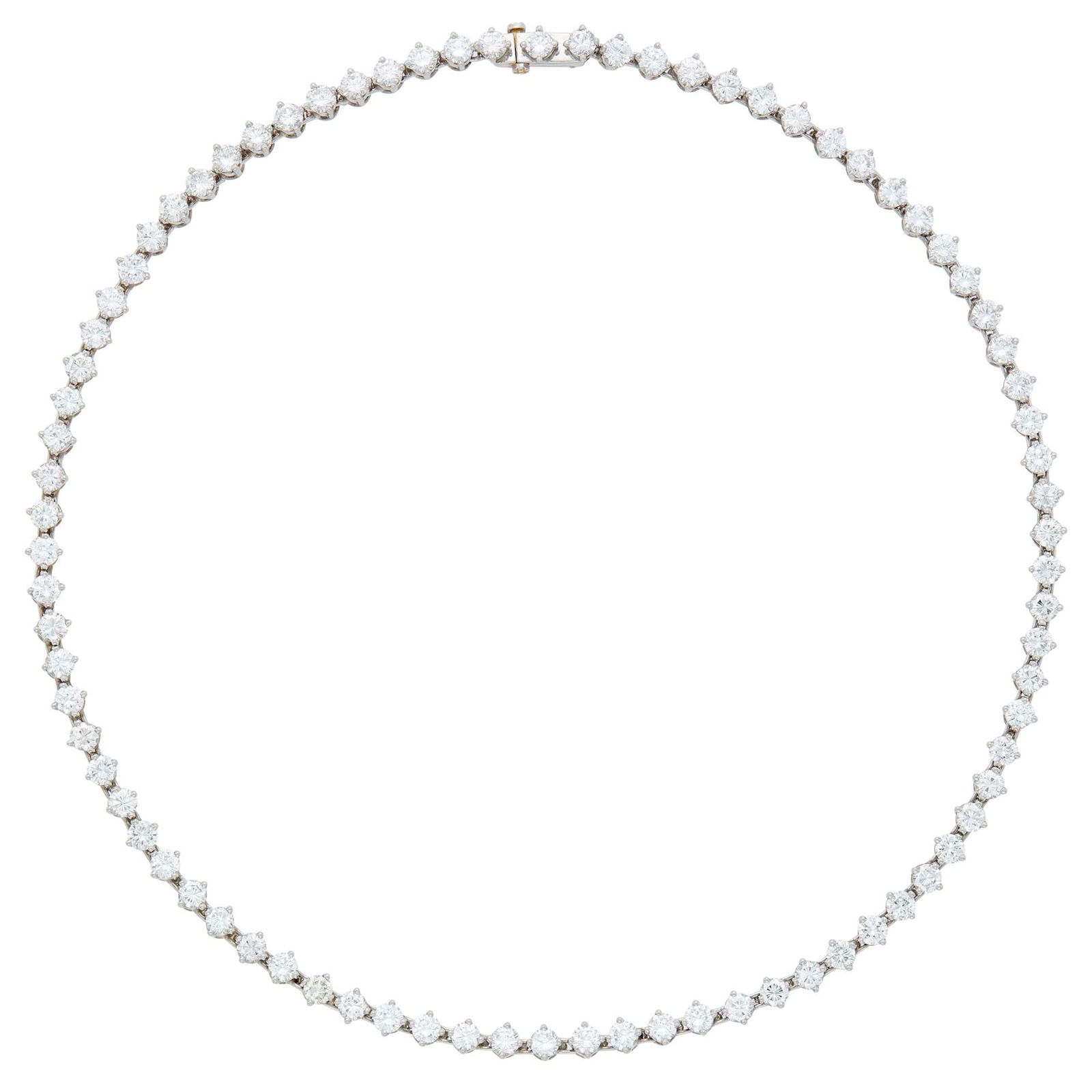 Tiffany & Co. Platinum and Diamond Necklace (1 of 1)