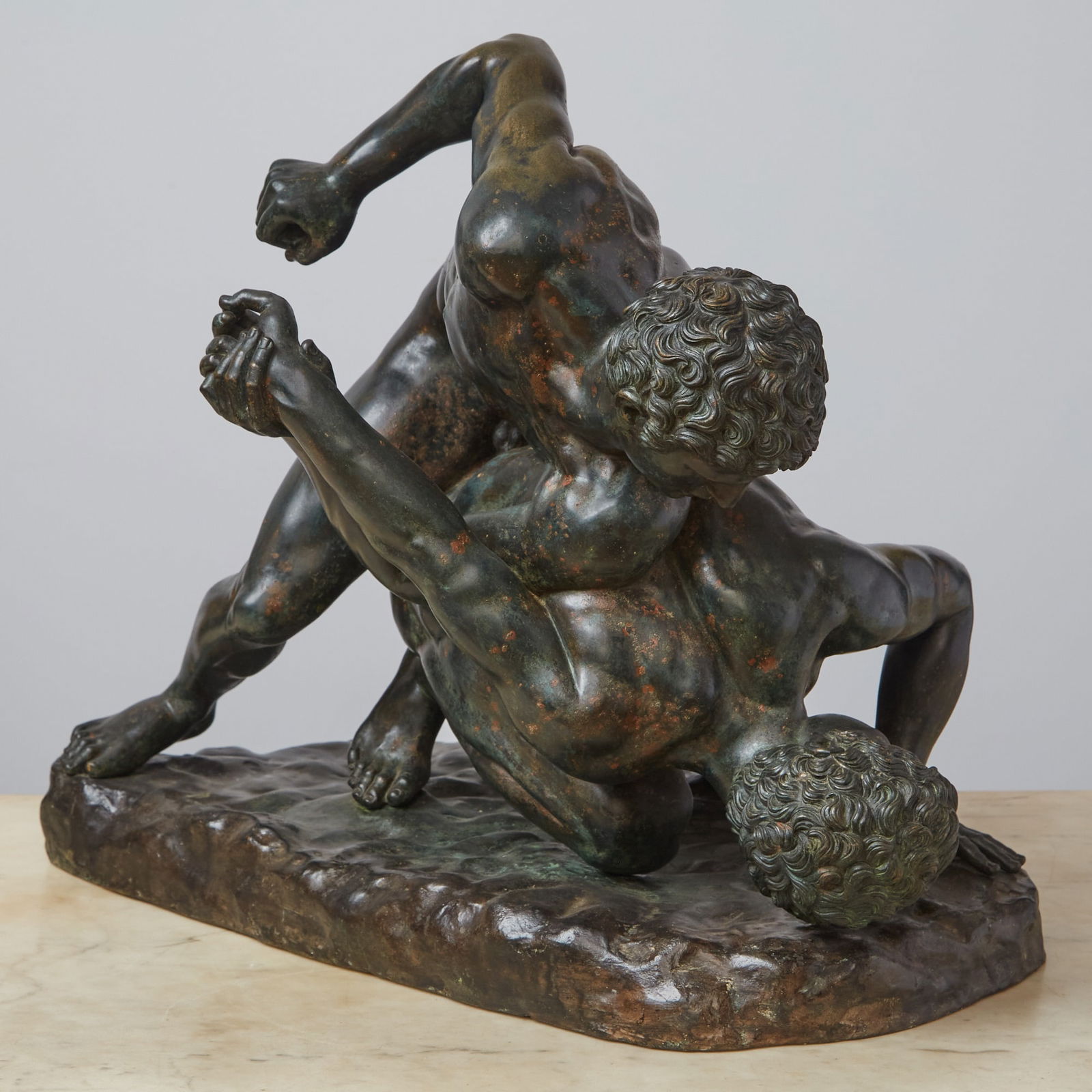 Bronze Cast of "The Wrestlers", After the Antique 18th / 19th Century (1 of 3)