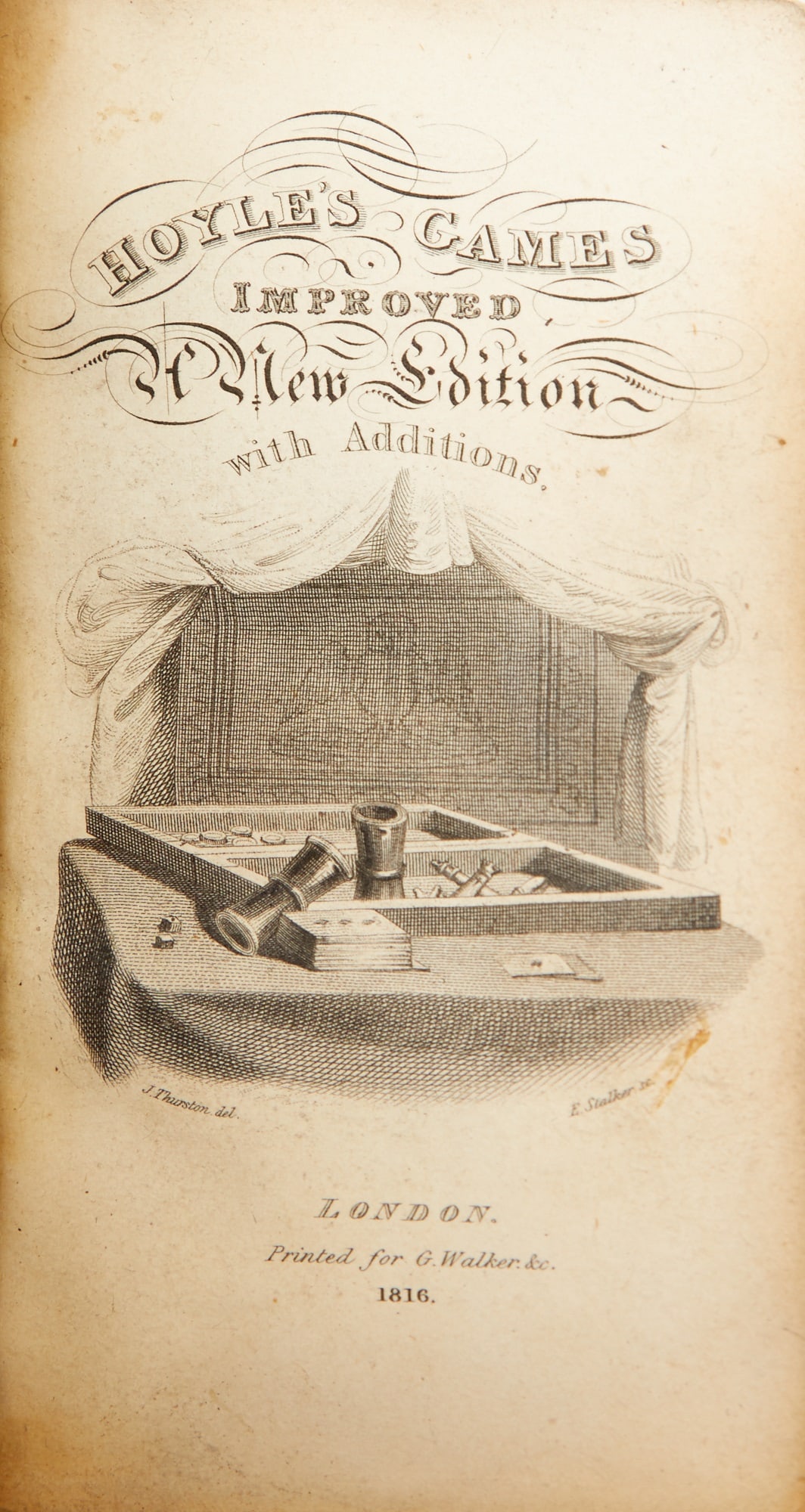 The 1816 edition of Hoyle's Games (1 of 3)