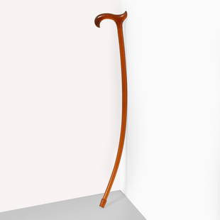 Mona Hatoum (b. 1952): UNTITLED (WALKING STICK)Silicone walking stick multiple, 2011, signed and numbered 11/34 in black ink on a label affixed to the original canvas-covered box, published by Edition Ren&#233; Block, Berli