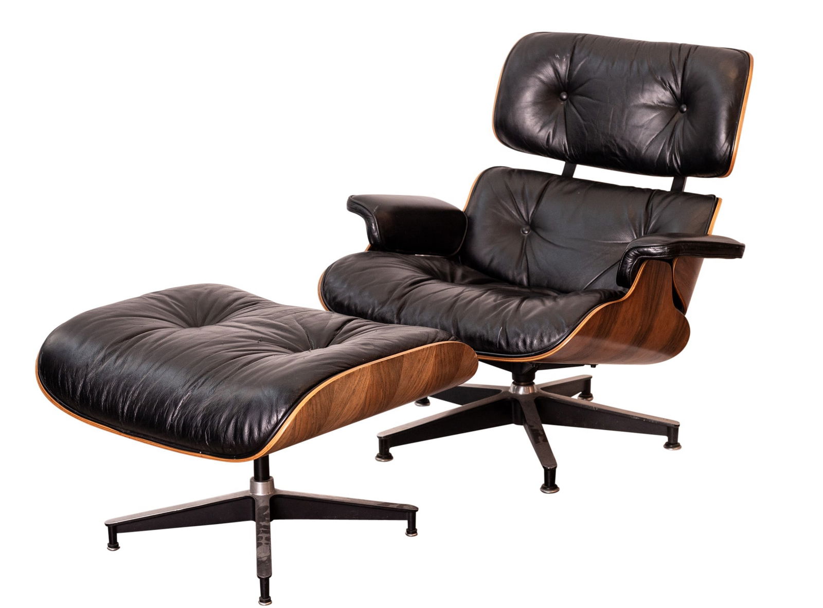 Charles & Ray Eames Rosewood #670 Lounge Chair and #671 Ottoman (1 of 1)