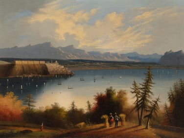 Edmund C. Coates Panoramic View, (Possibly Quebec)