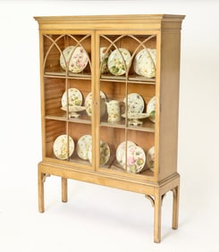 George Jones Familiar Flowers Ceramic Dessert Service Together with a George III Style Painted