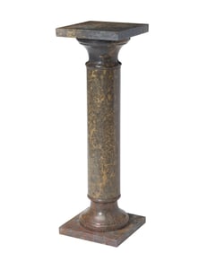 Neoclassical Style Marble Columnar Pedestal