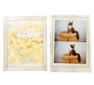 Two American Sterling Silver Picture Frames 20th Century