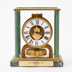 Jaeger-LeCoultre Brass and Marble Atmos Clock