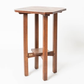 L & J. G. Stickley Arts & Crafts Oak Side Table Model 574