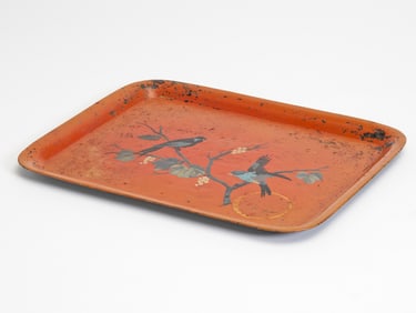 Victorian Painted Tole Tray