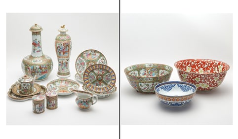 Group of Chinese Export Porcelain 19th / 20th Centur