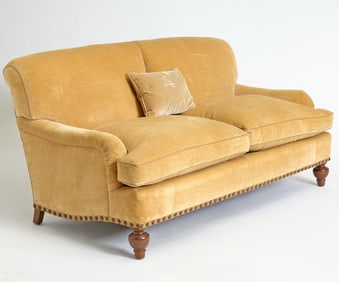 Upholstered Two-Person Sofa