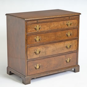George III Style Walnut Chest of Drawers