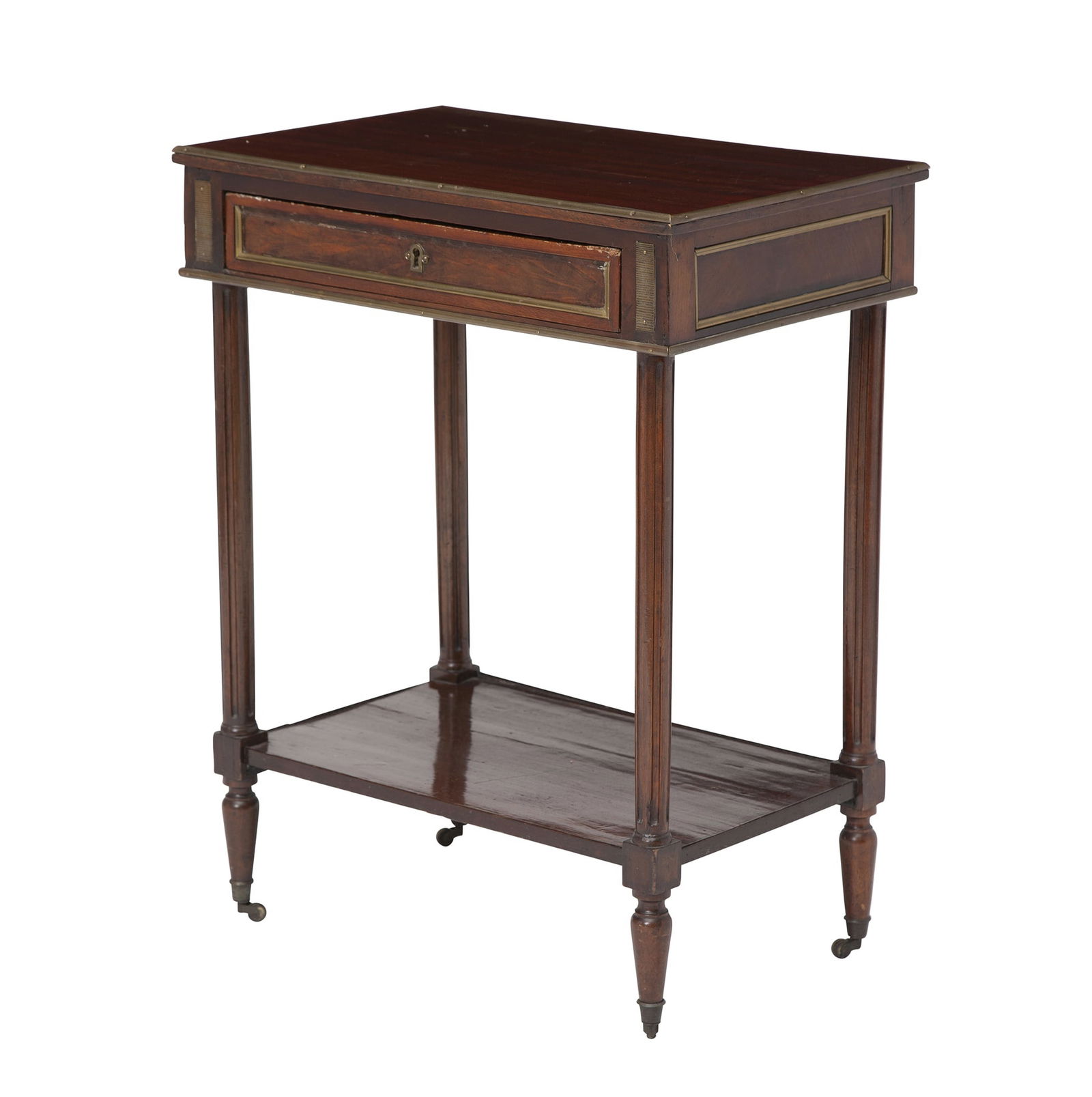Louis XVI Style Mahogany Side Table (1 of 5)