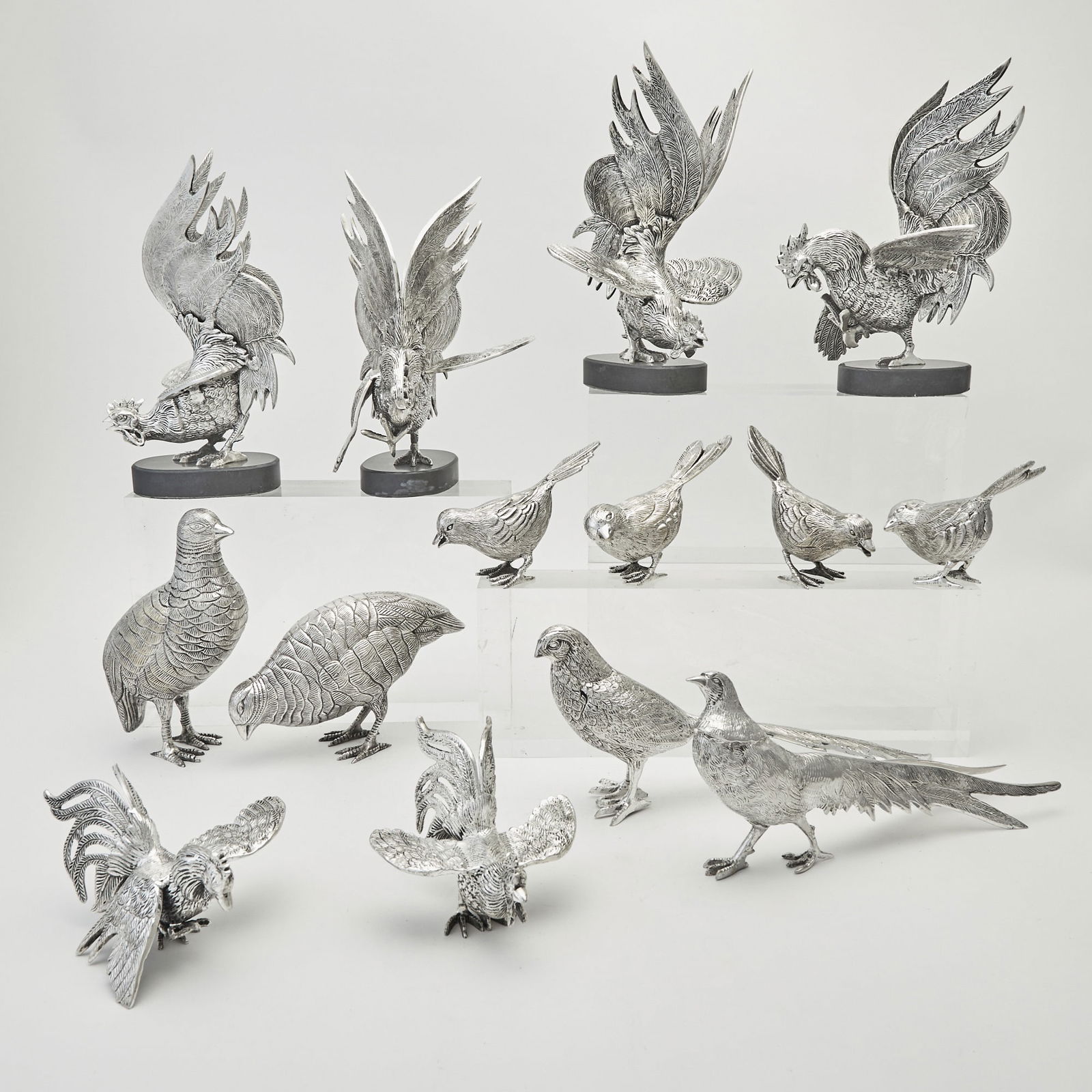 Danish Silver Table Cigarette Caddy Mid 20th century (1 of 3)