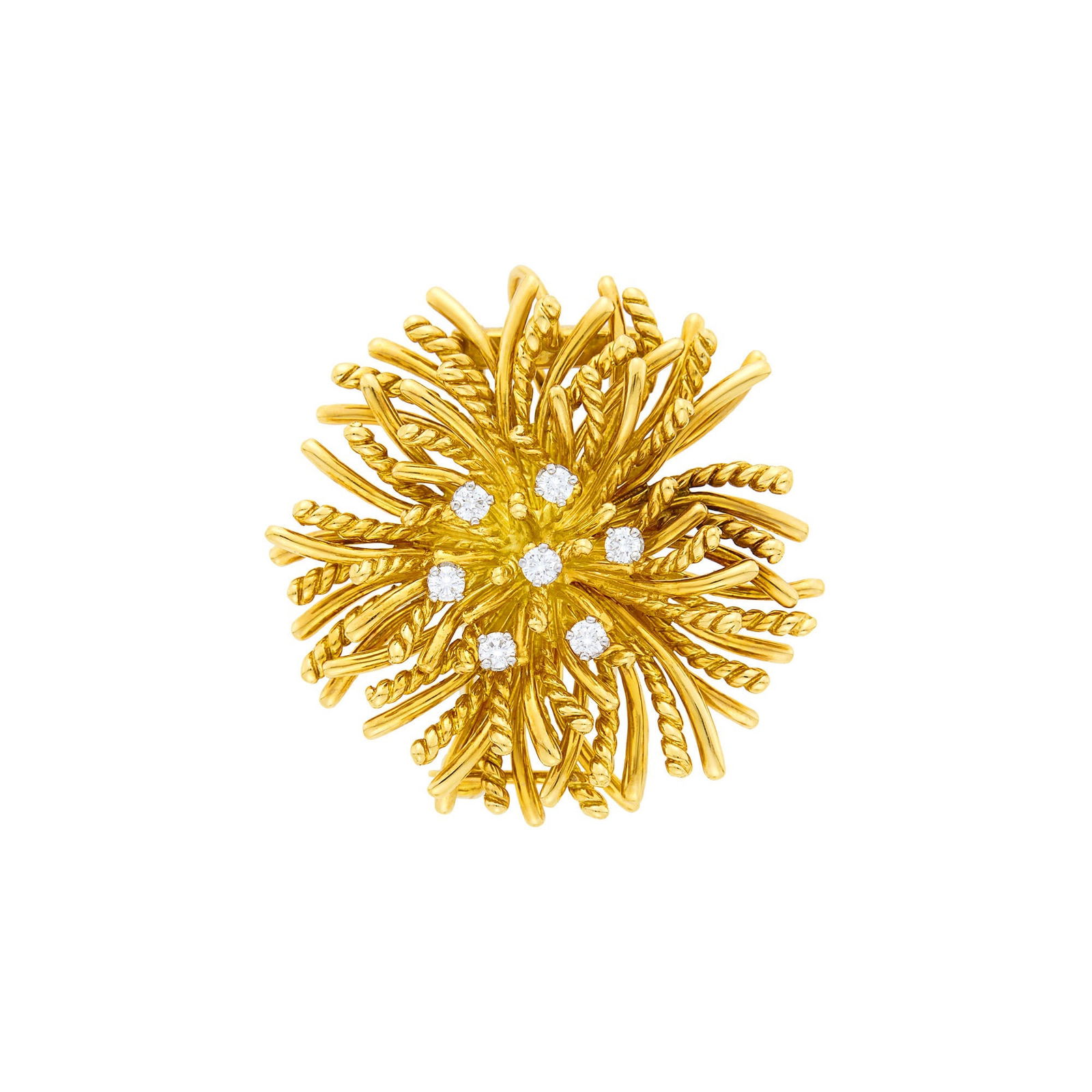 Tiffany & Co. Gold and Diamond Sea Anemone Pendant-Brooch (1 of 2)